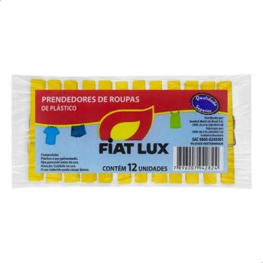 Imagem de Prendedor Pregador de Roupa Plastico Pequeno Com 12 Unidades Para Vara