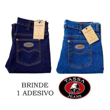 Imagem de Kit 2 calças tassa masculina cowboy cut + adesivo variações - Tassa Je