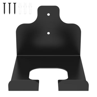 Imagem de Cabide para aparador de ervas daninhas, suporte de aço carbono, suporte de aparador de grama montado na parede, organizador de garagem à prova de ferrugem, suporte de ferramentas de jardinagem para