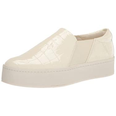 Imagem de Vince Tênis feminino Warren Slip-ons, Couro de crocodilo creme mármore, 5