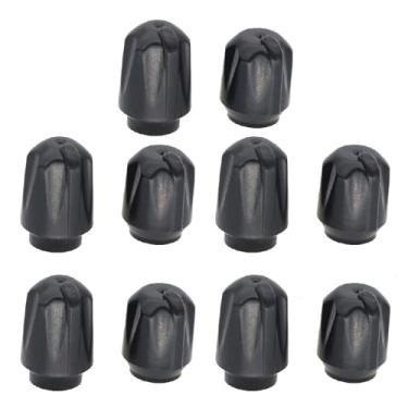 Imagem de YiNiTone 5 pares de substituição da tampa do botão de canal de rádio bidirecional BF-888S Konb, controle de volume/botão de canal para BF 888S, peças de reparo para rádios bidirecionais BF 888S