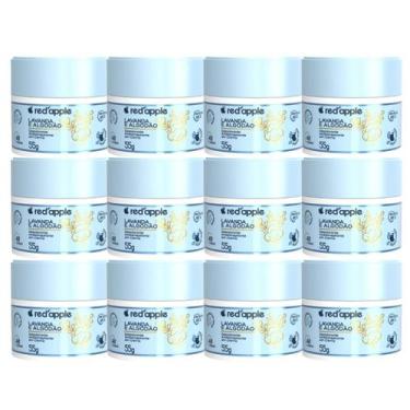 Imagem de Kit 12 Desodorante Em Creme Lavanda e Algodão 55G - Red Apple