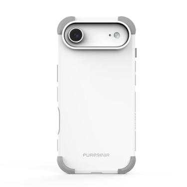Imagem de PureGear Capa para Apple iPhone Air (2025), capa magnética de proteção testada e aprovada por militares, compatível com MagSafe capa protetora resistente para celular MagSafe MagSafe, branca