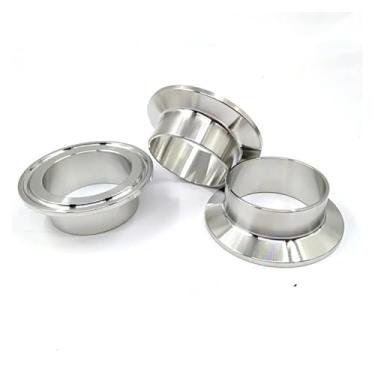 Imagem de 1 peça 12,7 mm 19 mm 38 mm 51 mm 76 mm 159 mm OD SS304 tipo de braçadeira tripla e conexão alongada (virola de 12,7 mm 25,4)