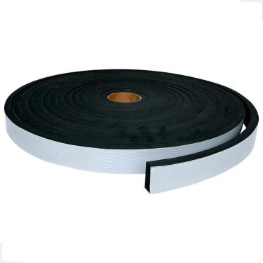 Imagem de 2X Fita De Eva Vedação Preto 10Mm X 30Mm X 10Mts Adesivo 1