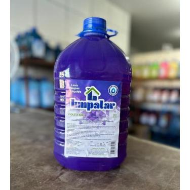 Imagem de Sabão liquido para roupas 5lt violeta baby - LIMPALAR