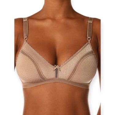 Imagem de Sutiã Bibelô sem Bojo DeMillus 61486, Bege, Rosado, 50