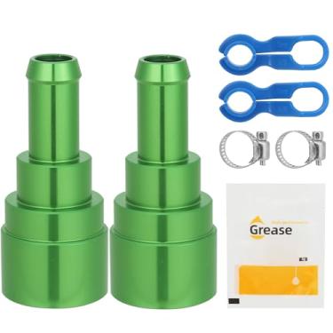 Imagem de Mangueira de aquecedor de 2 peças 800-409HP, conector de alumínio de entrada/saída, tubo de 0,9 cm x mangueira de 1,5 cm, compatível com alguns modelos