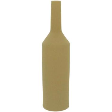 Imagem de Emma Garrafa Decorativa 37X9X9Cm Cerâmica Amarelo