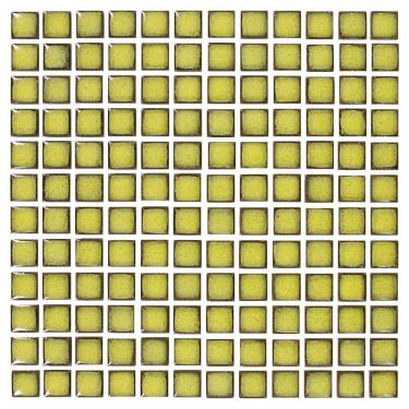 Imagem de Pastilha Cerâmica Nefertiti Mostarda 2x2 Placa 30x30cm - 1012020007