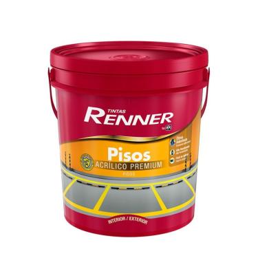 Imagem de Tinta Pisos Fosco Renner Amarelo Demarcação - 18lt