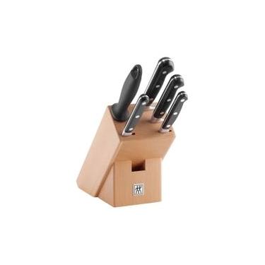 Imagem de BLOCO DE FACAS ZWILLING PRO EM MADEIRA 6 PEÇAS 352230000 Preto