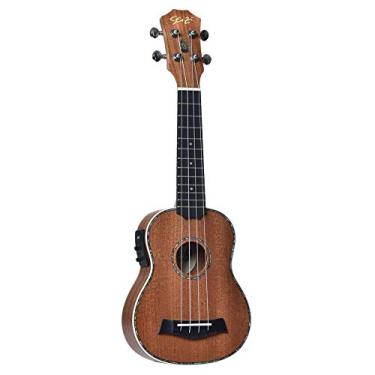 Imagem de UKULELE SEIZI MAUI PLUS SOPRANO ELETRICO BAG - SAPELE