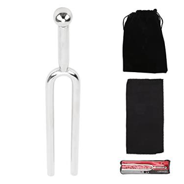 Imagem de LiebeWH Diapasão, Padrão de Aço Inoxidável Um Afinador de Guitarra de 440 Hz para Violino e Bandolim Com Tom Claro e Design Compacto