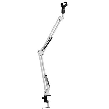 Imagem de Suporte de Mesa para Microfone com Braço Extensível e Clip Carga Máxima 4kg Ângulos Ajustáveis Entretenimento sem Mãos V