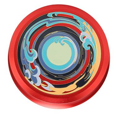 Imagem de Akozon Estabilizador de Disco Giratório de Vinil LP - Braçadeira de Peso de Registro Profissional Com Almofada Inferior de Silicone para Amortecimento de Vibração Aprimorado (Vermelho)