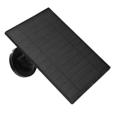 Imagem de aqxreight Carregador para Câmera de Segurança de Painel Solar 5W IP68 Suporte Ajustável de Silicone Monocristalino Externo