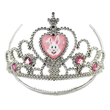Imagem de Petitebella Acessório de roupa de tiara de coroa de coelho para meninas (tamanho único)