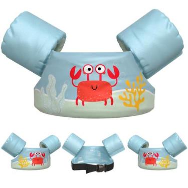 Imagem de Boia Colete Flutuante Infantil De Natação Praia Piscina Criança 2 em 1