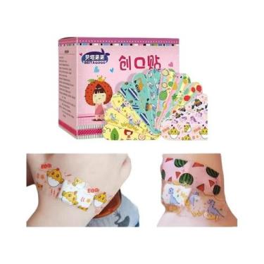 Imagem de Curativos Adesivos Médicos Infantis Com Desenhos Animados, Impermeávei