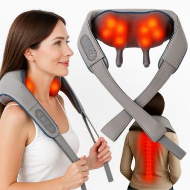 Imagem de Colete Terapeutico Massageador Eletrico Pescoço Pernas Ombros Dores Fi