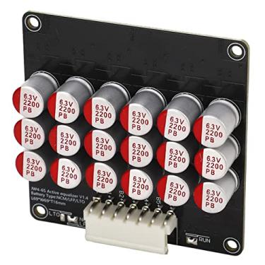 Imagem de aqxreight Equalizador Ativo de Bateria 6S 1,8 V-4,5 V Capacitor para Baterias de íon-lítio LTO Módulo Balanceador de Transferência de Energia para Melhor Desempenho da Bateria e Longevidade