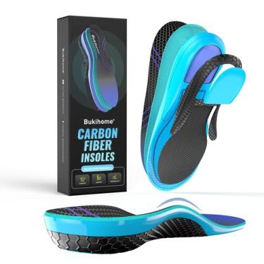 Imagem de Palmilhas de fibra de carbono Bukihome High Arch Support M