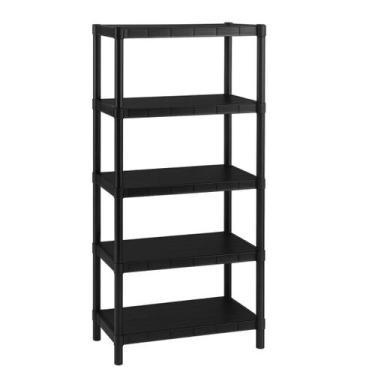 Imagem de Estante Prateleira Modular Multiuso Organizadora Plástico com 5 Pratel