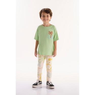 Imagem de Conjunto Infantil para Menino Beiramar com Camiseta e Calça Três e Já,