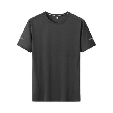 Imagem de Camiseta Oversized Masculina plus Size 5XL 6XL De Secagem Rápida Com G