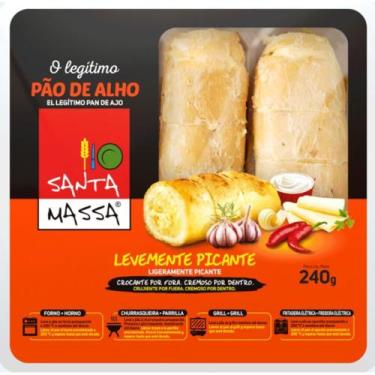 Imagem de Pão de Alho Picante Santa Massa 240g