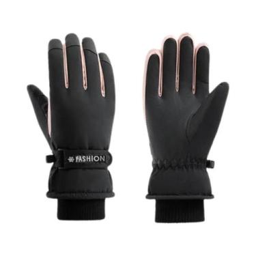Imagem de Luvas De Inverno À Prova d'Água Para Mulheres Com Tela Sensível Ao Toq