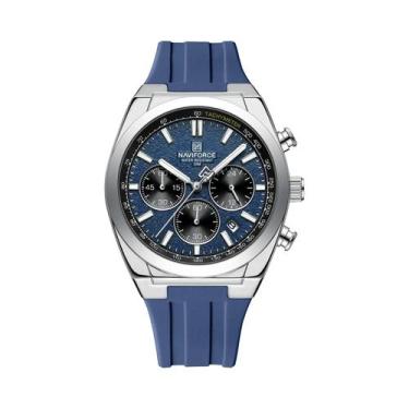 Imagem de Relógio Cronógrafo Esportivo De Luxo Masculino Naviforce 8080 Multifun