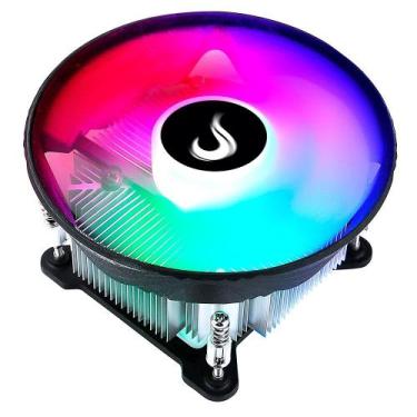 Imagem de Air Cooler Gamer Rise Mode X3, RGB, Intel, 120mm, Preto - RM-ACX-03-RG