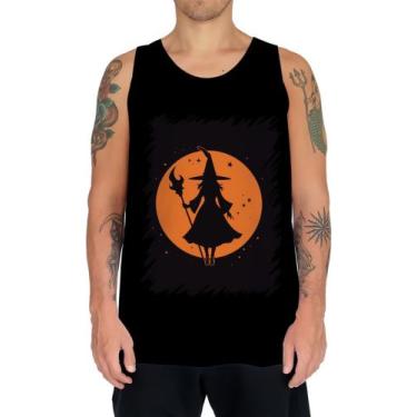 Imagem de Camiseta Regata Bruxa Halloween Laranja Festa 4 - Kasubeck Store, Baby