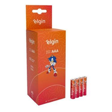 Imagem de Pilha Palito Zinco Carvão Aaa 40 Unidades - Elgin