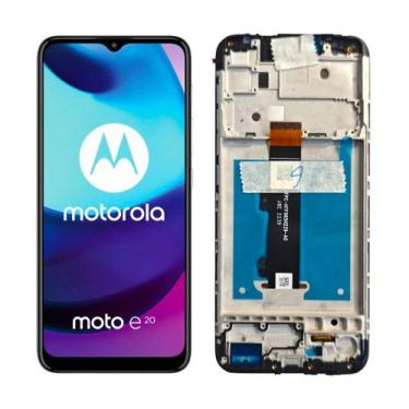 Imagem de Tela Frontal Display LCD Para Motorola Moto E20 Original Nacional com 