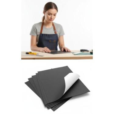 Imagem de Manta Imã A4 Adesivada 0,3mm Preto 20 Folhas FORTE - Congratulations S