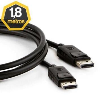 Imagem de Cabo DisplayPort X DisplayPort Full HD 1,80 Metros - MLS