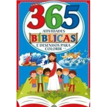 Imagem de Livro - Bíblicas Livro 365 Atividades e Desenhos para Colorir - On Lin