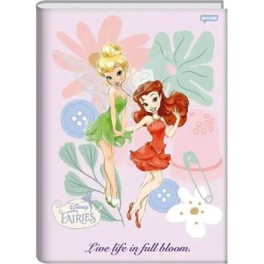 Imagem de Caderno Brochura 1/4 Jandaia Fadas Disney 80 Folhas -