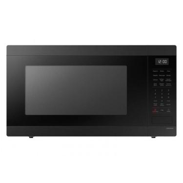 Imagem de Forno micro-ondas de bancada Samsung preto fosco 54L 900W cavidade em cerâmica sensor de cozimento 110V