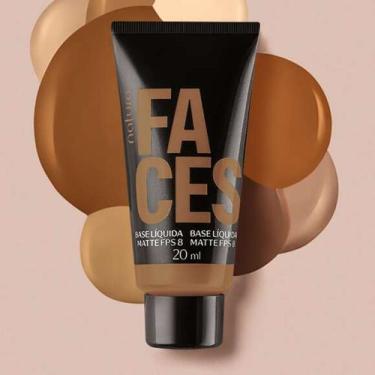 Imagem de Base Líquida Checkmatte Faces 20 ml - Maquiagem , 35 Q