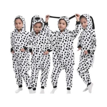 Imagem de Pijamas Kigurumi De Dinossauro, Unicórnio, Panda E Stitch Para Criança