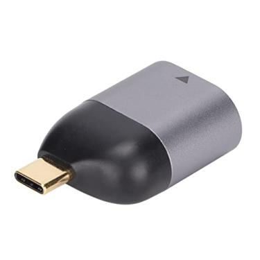 Imagem de FastUU Conversor tipo C para VGA, tamanho compacto, liga de alumínio tipo C para adaptador VGA 8K a 60HZ com plugue para smartphone