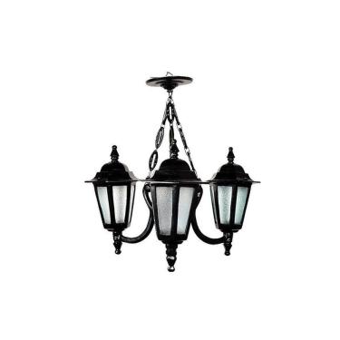 Imagem de Lustre Colonial de Teto Holandês com Corrente em Alumínio