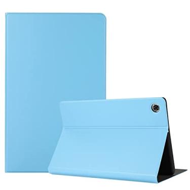 Imagem de Capa ultrafina para Lenovo Tab M10 Plus Capa de tablet de 10,6 polegadas (3ª geração), capa traseira de TPU multi macio dormir/despertar, capa protetora fina à prova de choque para tablet capa traseira (cor: azul claro)