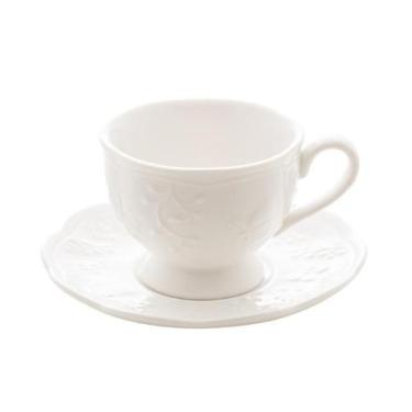 Imagem de Conjunto 4 Xícaras Com Píres Para Café Porcelana Butterfly - Lyor