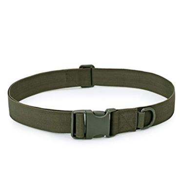 Imagem de Cinto tático durável de nylon militar da Besportble, 1 peça, com fivela de liberação rápida para homens e mulheres, verde