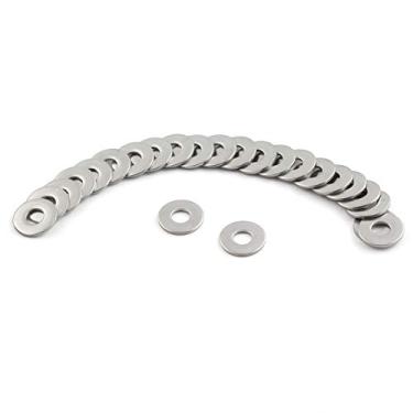 Imagem de PZRT 304 Aço Inoxidável Arruela Plana Ajuste Hardware Acessórios de Montagem Metal Junta para Parafusos e Parafusos, 24xM8